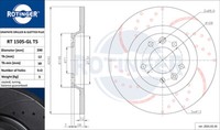 Rotinger 2X Bremsscheibe Hinten Ø290Mm Passend FüR Peugeot 407 SW 6E_ 2.0 Hdi