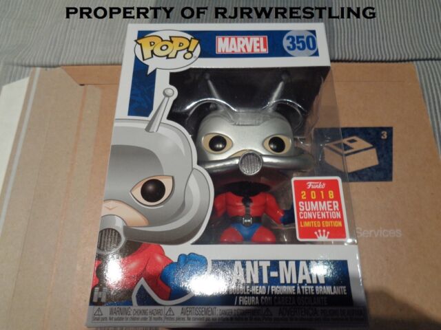 SDCC 2018 MARVEL ORIGINAL ANT-MAN FUNKO POP! #350 BOBBLE-HEAD VINYL FIGURE MIB | eBay