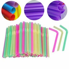 12mm JUMBO Straws Neon Boba Straws Coloured Straws SMOOTHIE MILKSHAKE SLUSH
