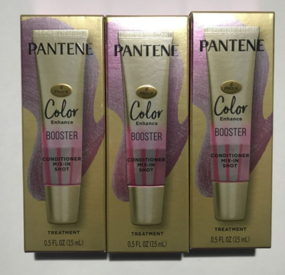 3x Pantene Color Enhance Boosters Conditioner Mix-In Shot  NEW