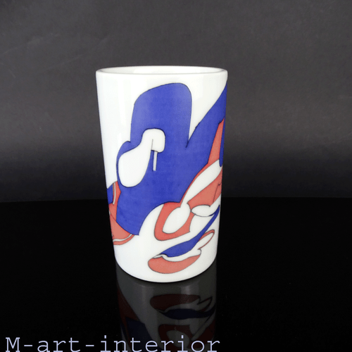 seltene STEN LYKKE MADSEN Design Vase, Bing & Grondahl B&G Porzellan, Denmark - Bild 7 von 11