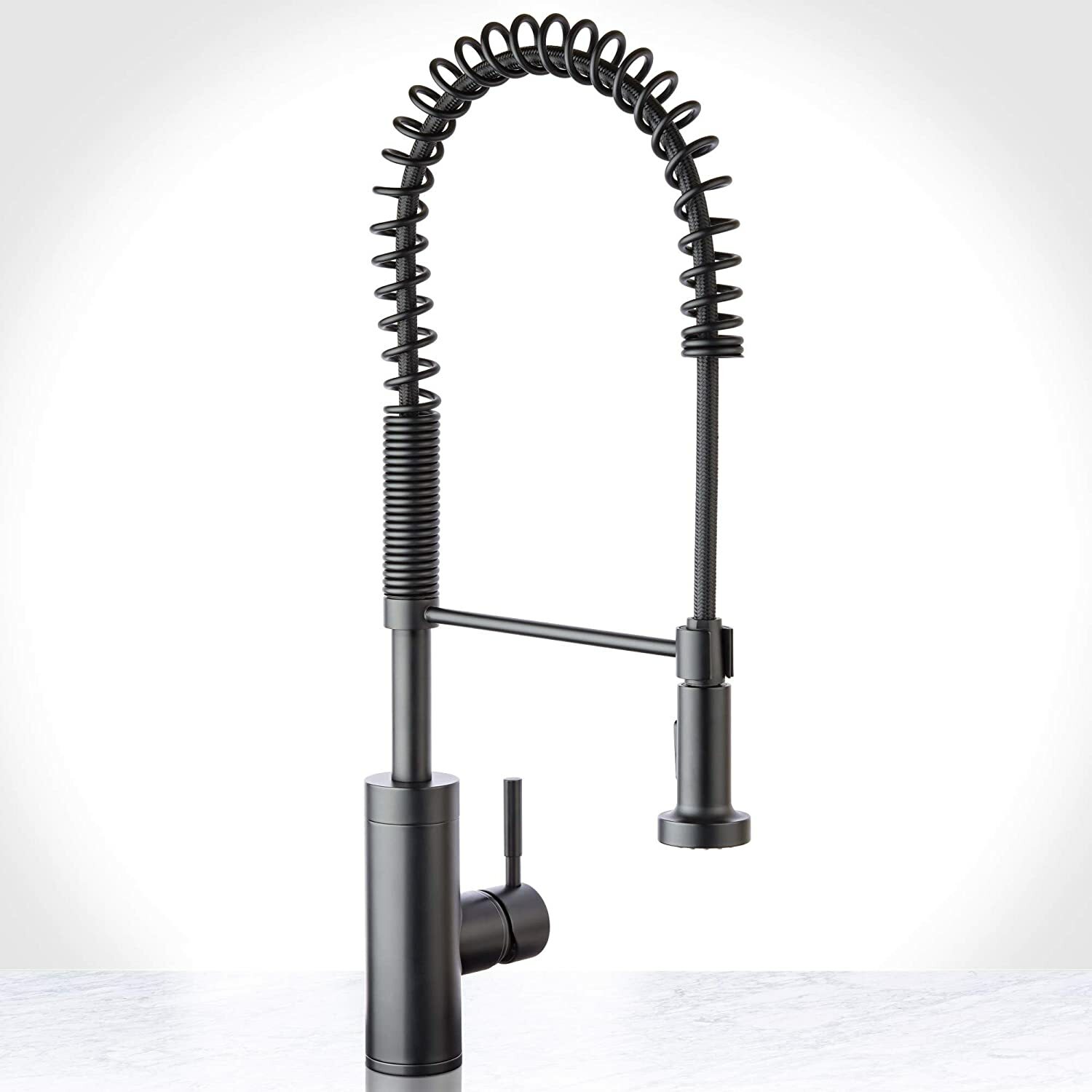 Miseno MK281A Professional Series Pre-Rinse Kitchen Faucet, Black