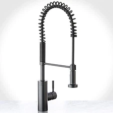 Miseno MK281A Professional Series Pre-Rinse Kitchen Faucet, Black