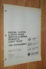New Listing1981 Engine-Clutch-Axle Service Repair Manual Trucks & Vans Ford Gm Chysler Jeep