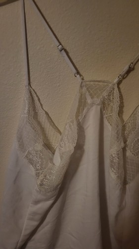 Cami Loves Stitch para mujer talla S blanco detalles de encaje poliéster de colección ajuste espagetti - Imagen 16 de 16