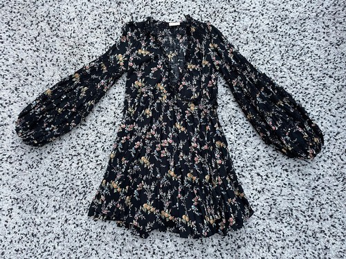 Designer byTiMo Women's Long Sleeve Floral Design 100% Cotton Dress - Picture 12 of 17