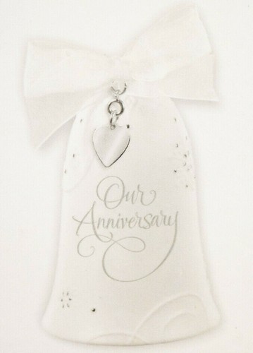 Hallmark Anniversary Celebration Milestone Charms Porcelain NO DATE ON BELL - Picture 4 of 12