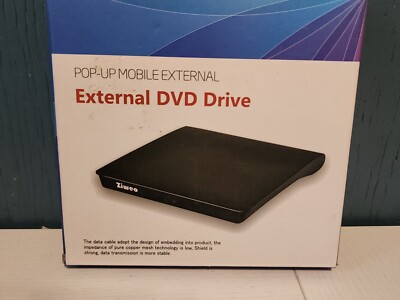 Ziweo Pop Up Mobile External DVD Drive NB10