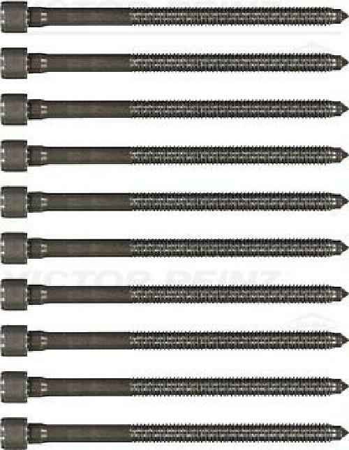 Original VICTOR REINZ Cylinder Head Bolt Set 14-32197-01 For Audi Seat Skoda