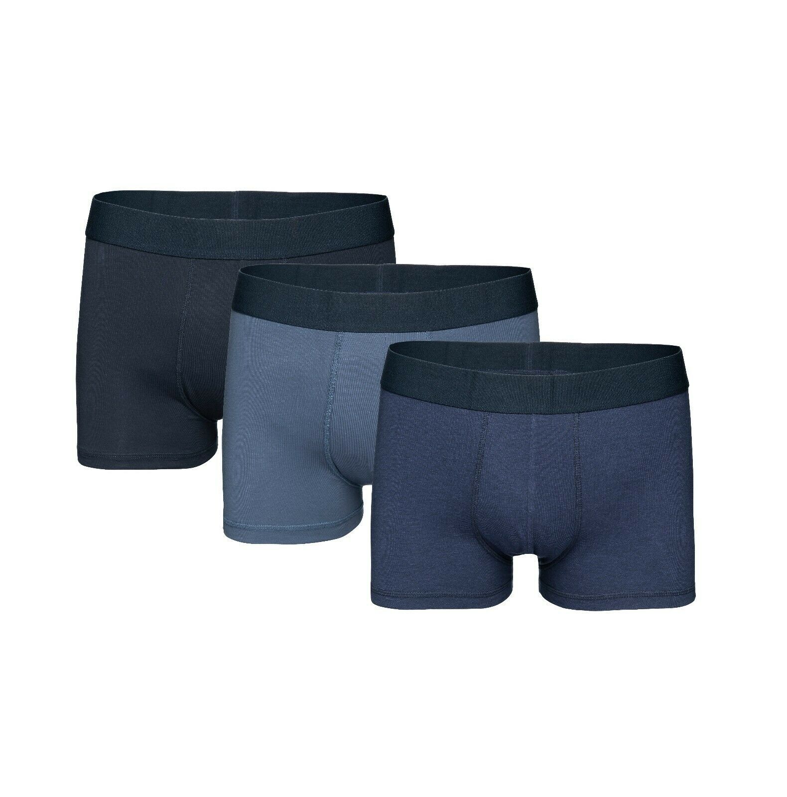 Mens H&M 3 Pack Boxer Shorts Trunks Cotton Stretch Underpants Underwear