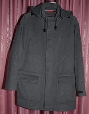 CAMEL collection  gefütterter Dufflecoat / Mantel Gr. 52 *TOP*  antrazit