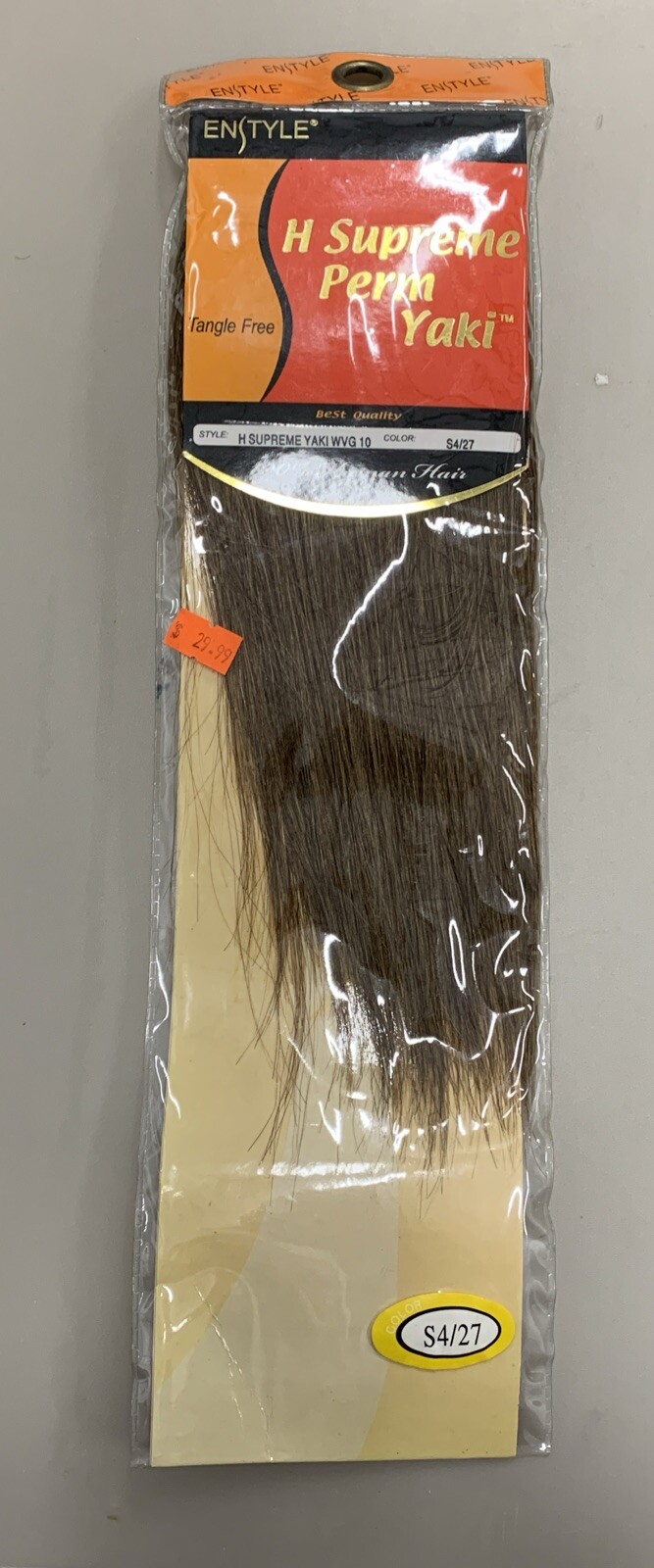 ENSTYLE H Micro Perm Yaki 100 Human Hair Tangle Free WVG10 Color S4/27