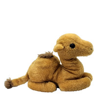 7" 1978 Dakin Tan Camel Plush Nutshells Stuffed Animal Toy Vintage