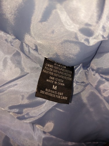 NWT Women's Totes Brand Light Blue Parka Size M - Picture 18 of 19