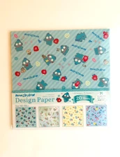 Sanrio Hangyodon Design Paper Origami 20 Sheets 4 Design x5/ 5.8" Made in Japan