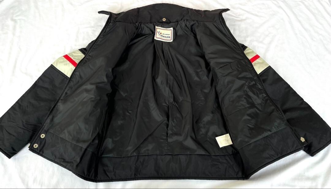 MONCLER ✖️ ASICS スキーウェア　Lady's L size Moncler ASICS Skiwear Size Lady's L Black & White Jacket