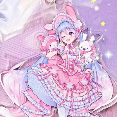 Snow Hatsune Miku My Melody Sanrio Collab Gotochi Keychain Charm N