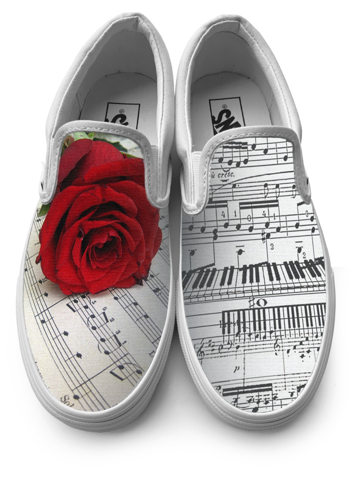 SAOLA Scarpe di marca Music Note Slip on Vans