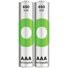 GP GPRCK65AAA082C2 ReCyko AAA Battery Rechargeable NiMH 650mAh 2pcs 5.85 per battery
