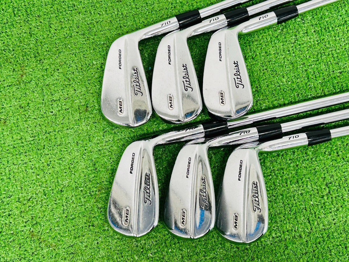 Titleist 710 MB Forged Iron 5-9+PW RH Dynamic Gold S200 Stiff Flex