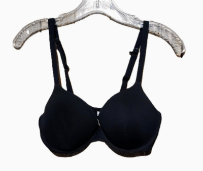 Auden 36C Bra Black Convertible Everyday Underwire T-Shirt Bra Front Closure