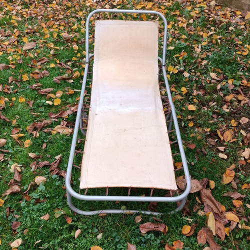 Vintage fold-out bed, chaise longue, USSR fold-out bed. - Picture 4 of 17