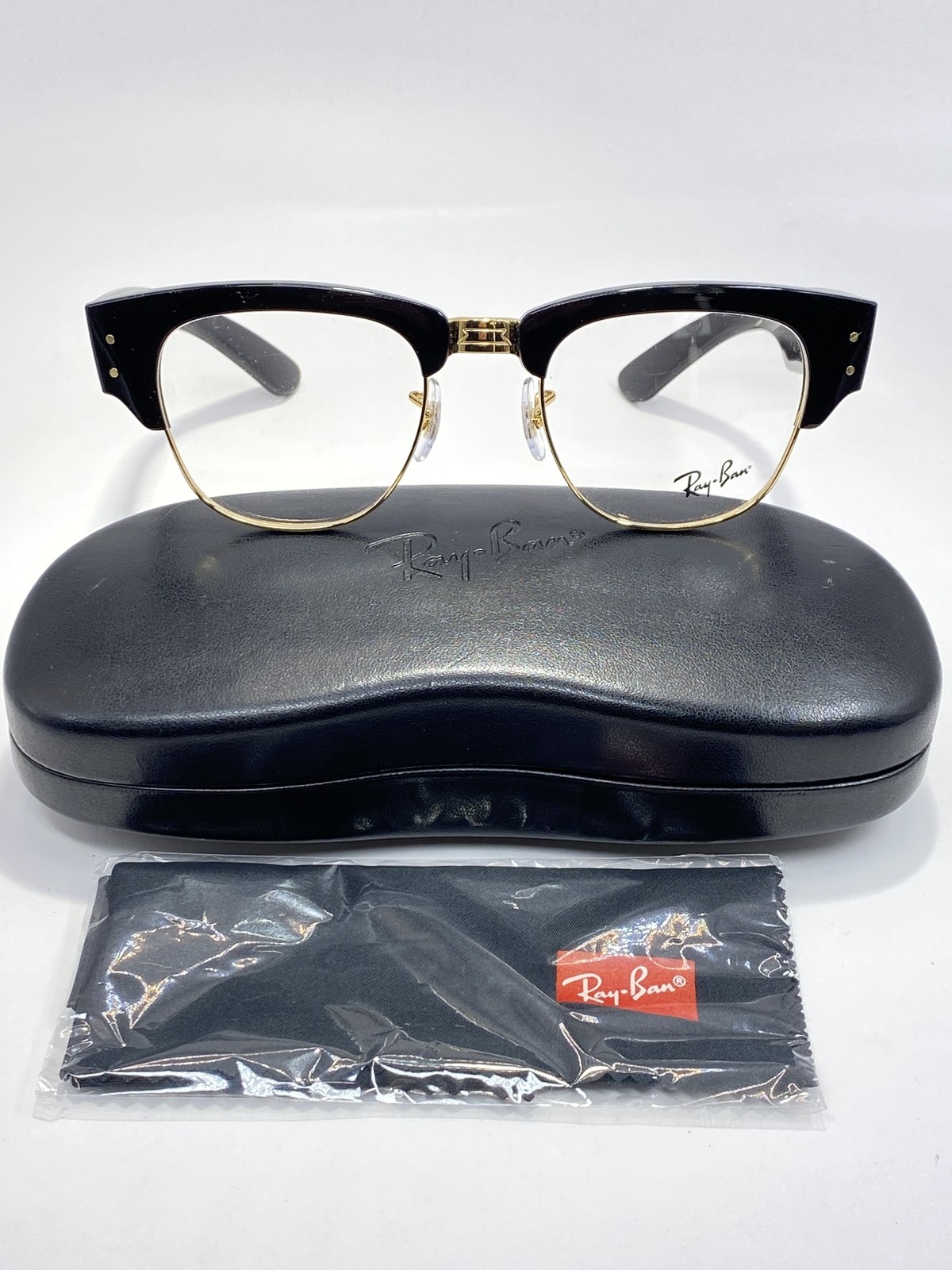 Ray-Ban Mega Clubmaster Black Eyeglasses Glasses Frames 50-21-145 RB0316V 2000