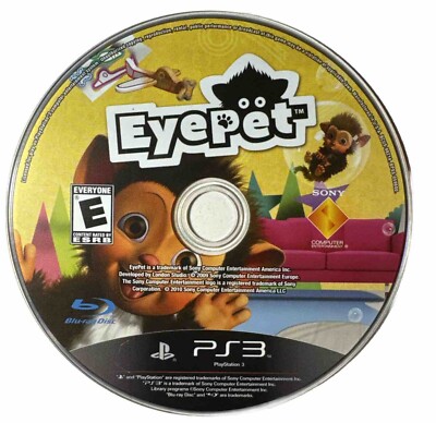 EyePet - Sony PlayStation 3 - PS3 - *Disc Only* *Black Label*