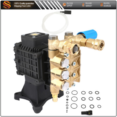 #ad 4000 PSI Pressure Power Washer Pump 1quot; Horizontal Shaft 3400 RPM High Quality $161.85