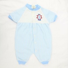 Vintage Honors Baby Boy Sleeper Pajamas Size Small USA Made
