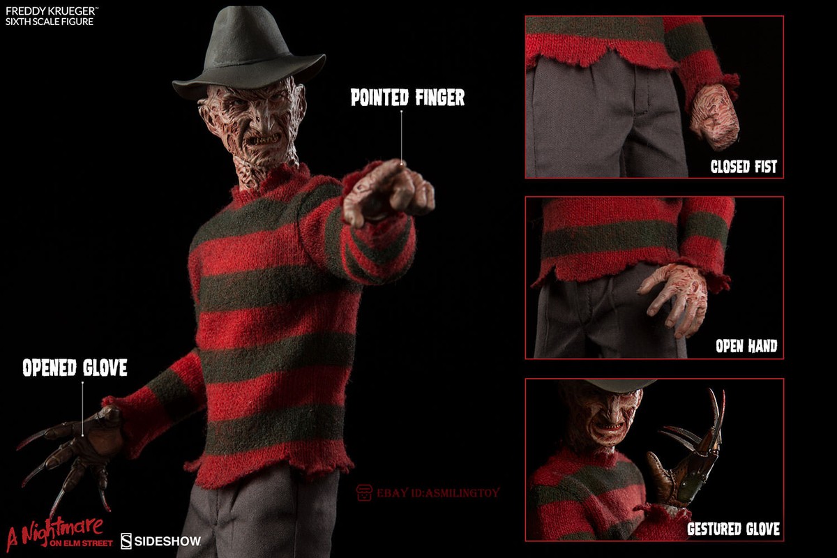 Sideshow 100359 Freddy Krueger 1/6 Scale Action Figure In Sideshow 100359 Freddy Krueger 1/6 Scale Action Figure In