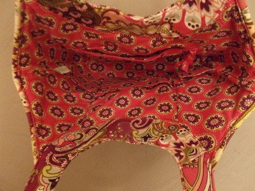 Vera Bradley Women’s Handbag Very Berry Paisley (Retired) Side By Side Bag - Picture 6 of 6