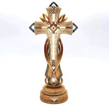 Tabletop Cross Legacy of Love Kim Lawrence Ornamental Detail Christian Gift