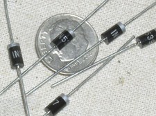 5 DISCONTINUED 1N5397 600V 1.5A 1.5 A AMP FAST POWER RECTIFIER DIODE DO-15 USA