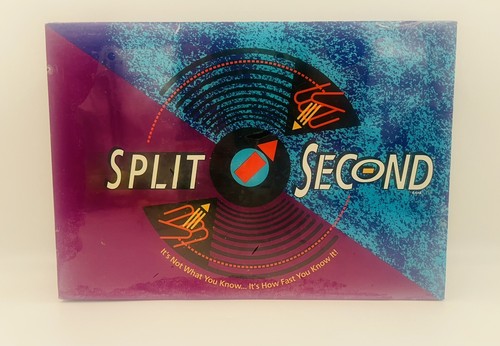 Split Second Board Game Parker Brothers 1992 Sealed (Vintage Family Game) - Picture 2 of 7