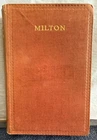 Vintage Hardcover Book - THE POETICAL WORKS OF JOHN MILTON - Oxford Edition 1916