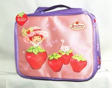NEW W/TAG VINTAGE 2004 STRAWBERRY SHORTCAKE PINK INSULATED LUNCH BAG