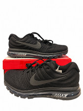 Nike Air Max 2017 Triple Black Men's Size 12 849559-004 Running Shoes w/ Box
