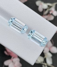 Sky Blue Aquamarine 10.52ct Pair AQ4014 Natural Loose Gemstone
