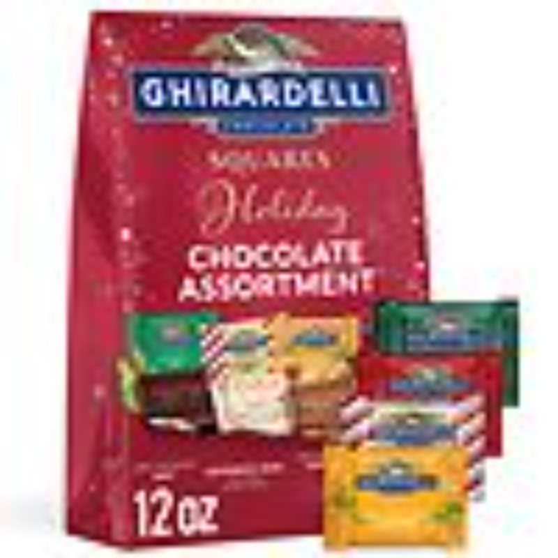Ghirardelli Chocolate Squares Holiday Bag Assorted, 12.0 oz