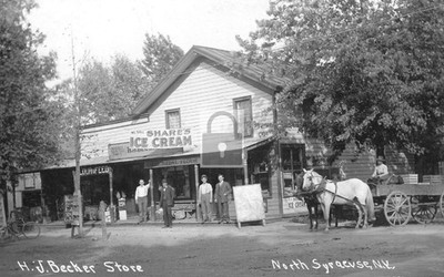 H J Becker Store Ice Cream North Syracuse New York NY - Reprint