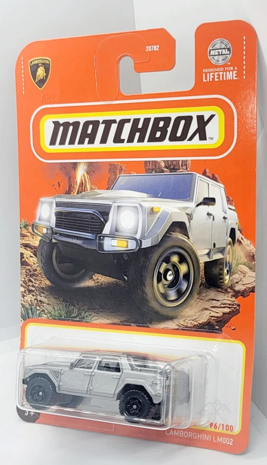 2024 Matchbox 1989 Lamborghini LM002  Silver Lambo Off Road SUV Urus New Mattel  - Image 4 of 4