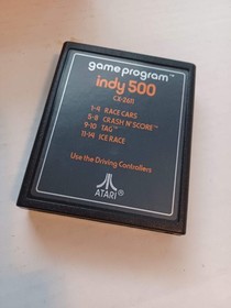 COMPLETE Indy 500 Atari 2600 Video Game + 2 Controllers, 2 Boxes, Booklet (1978)