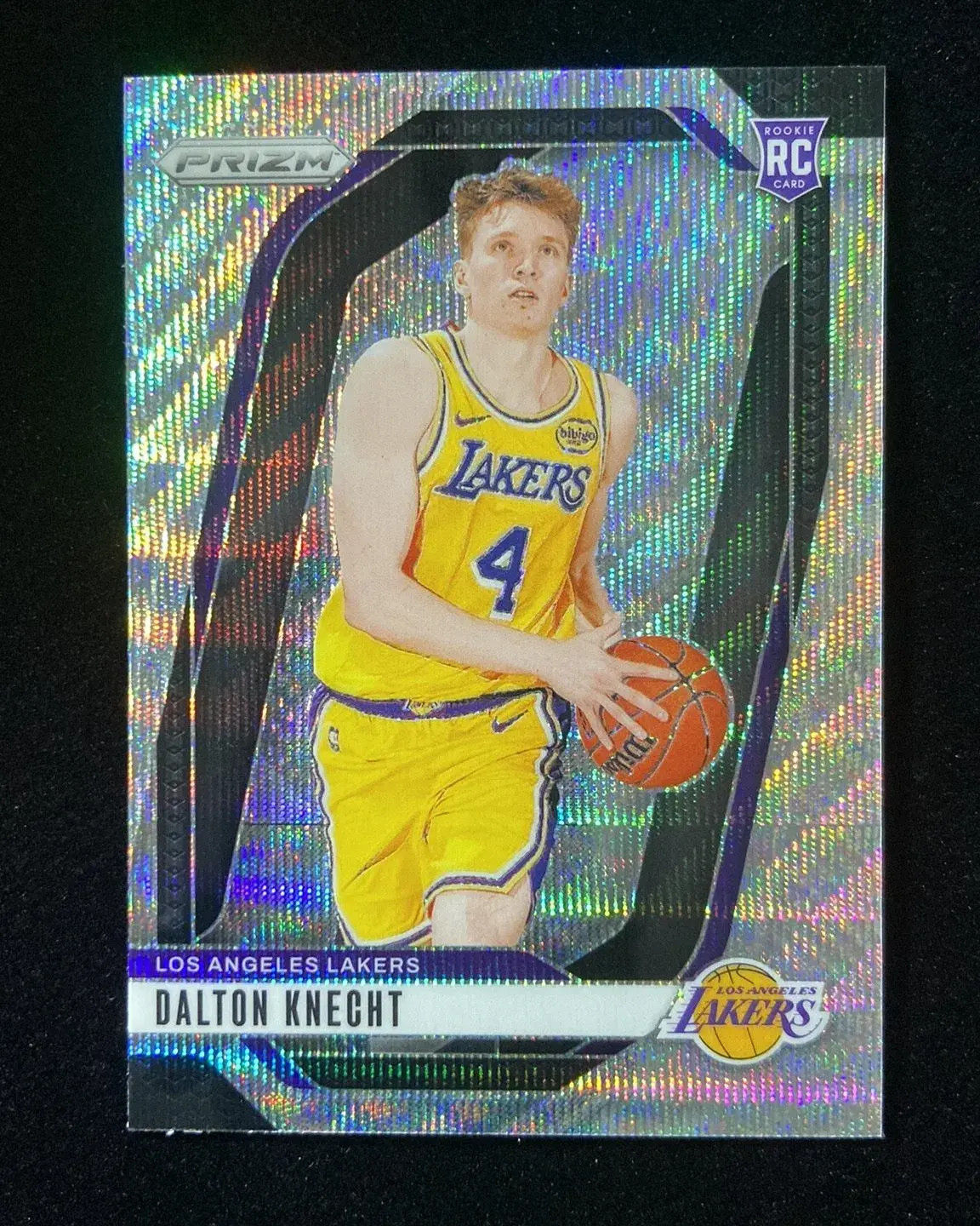 2024-25 Panini Prizm Wave #238 Dalton Knecht RC Rookie Lakers KM030