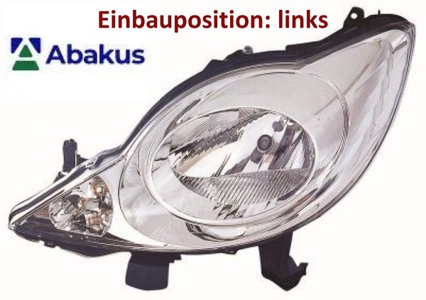 Abakus 550-1139L-LD-EM Hauptscheinwerfer Links Scheinwerfer FüR Peugeot-image
