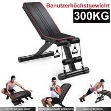 Klappbare Hantelbank Multifunktion Training Fitness Bank Bauchtrainer Schrägbank