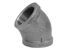 Anvil 8700126801 Galvanized Malleable Iron 45 Degree Elbow 1-1/2 in. NPT Female