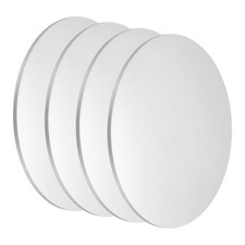 4Pcs Aluminum Disc 4" 100mm Dia 0.1" 2.5mm Thick Round 6061 Aluminum Sheets