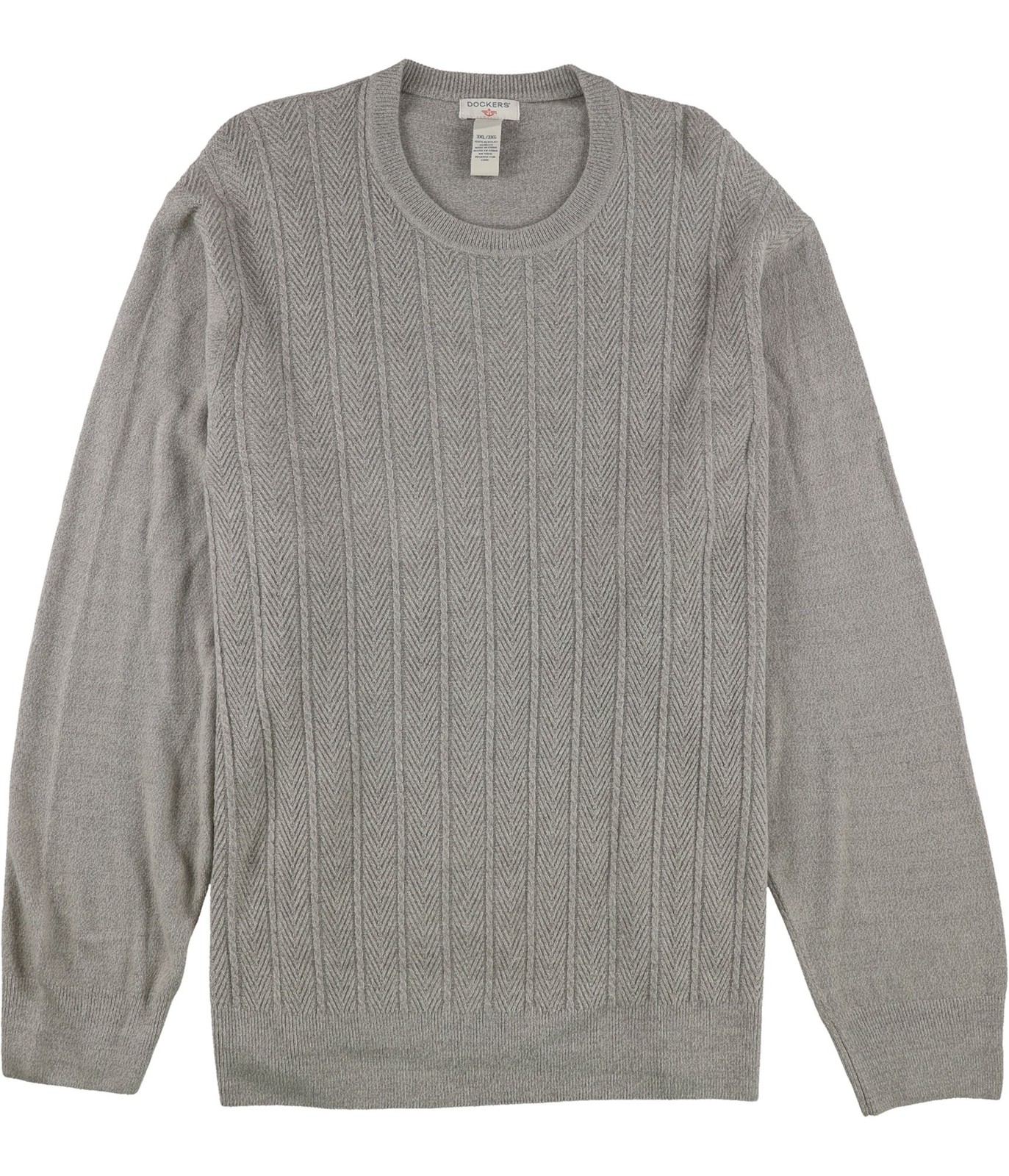 Свитер-пуловер Dockers Mens Comfort Touch серый XXXX-Большой размер 4690₽