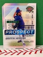 2024 Panini Prospect Edition - Griffin Herring #115 Ticket Stub Silver  29/35